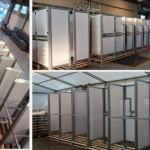 Projects of safety enclosures in aluminium profiles